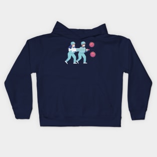 Nurses Fighting Coronavirus Kids Hoodie